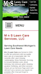 Mobile Screenshot of mnslawncare.com